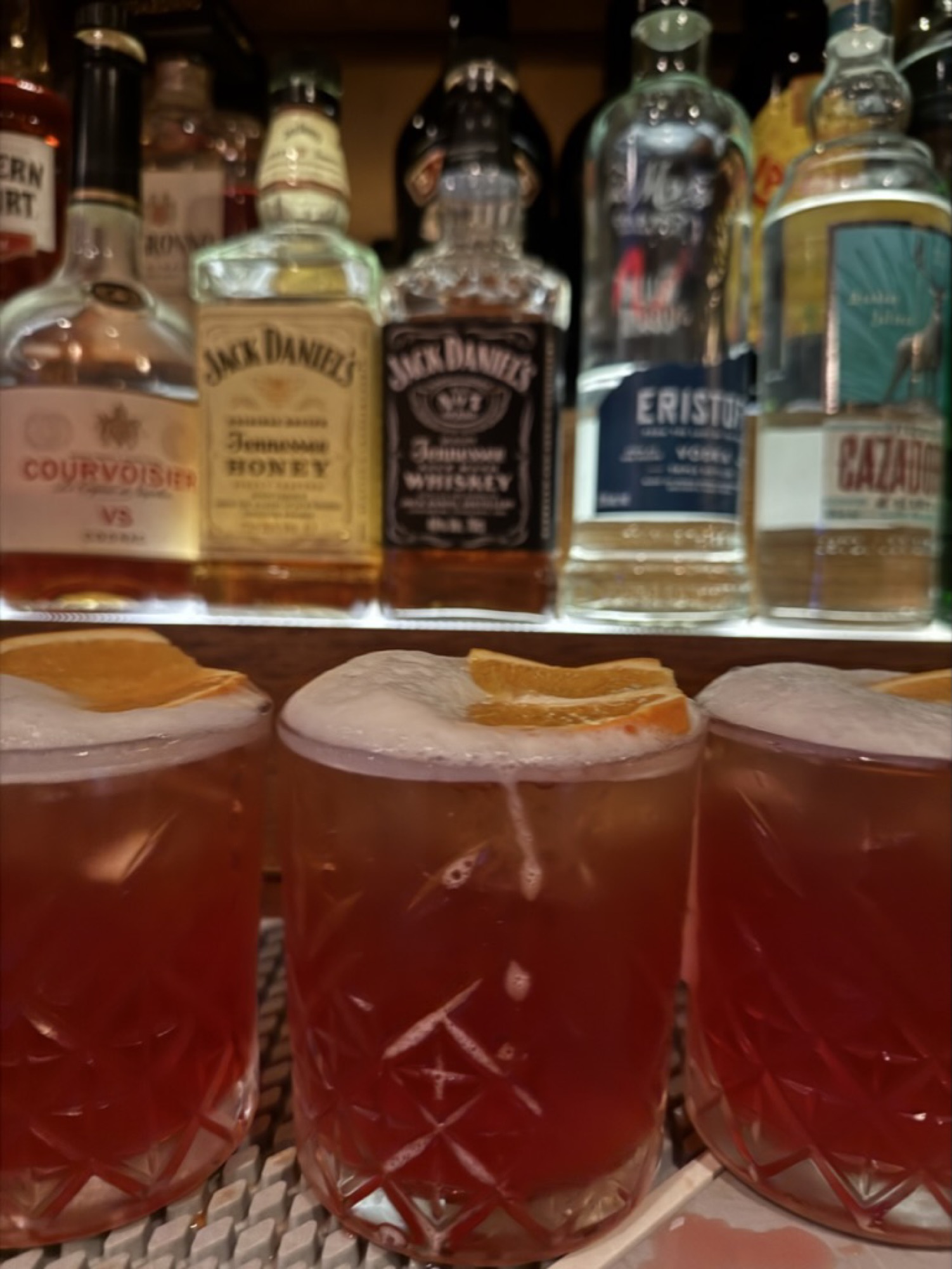 Craft cocktail at The Blacksmiths Arms bar