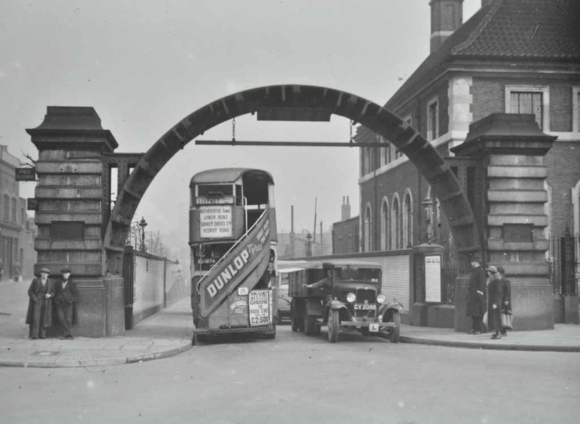 Archive photograph of old Rotherhithe